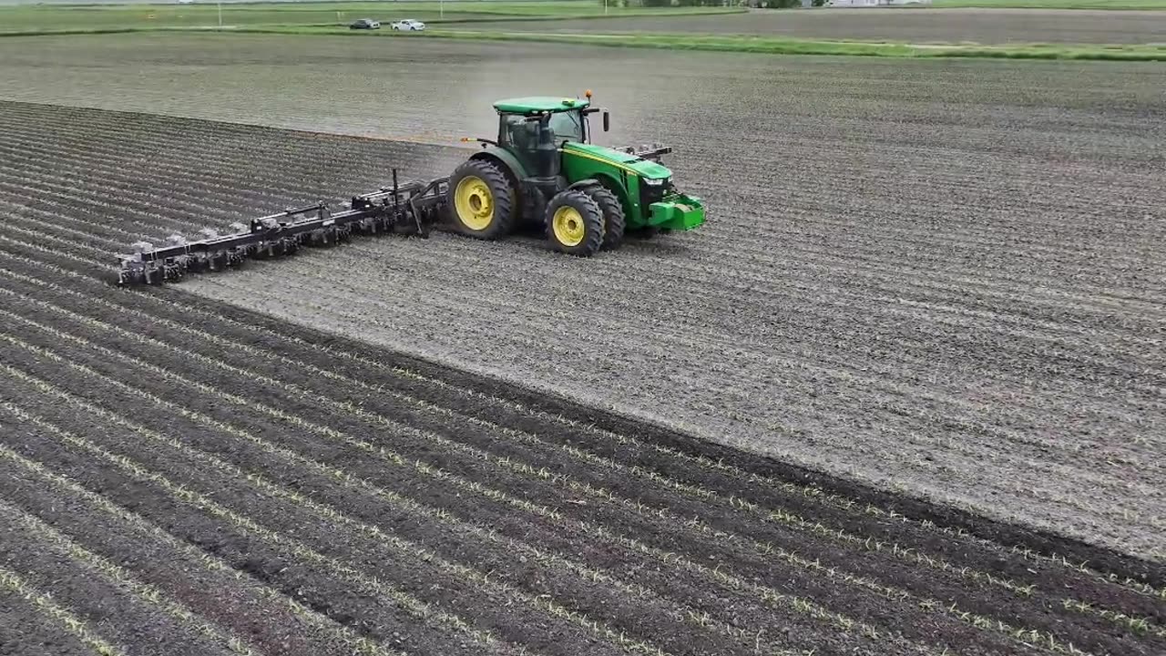 Green Tractor's Day Shift Watch It Dominate the Dark Field!