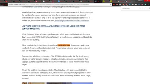 Las Vegas shooting False Flag Smoking Gun 'The Motive'