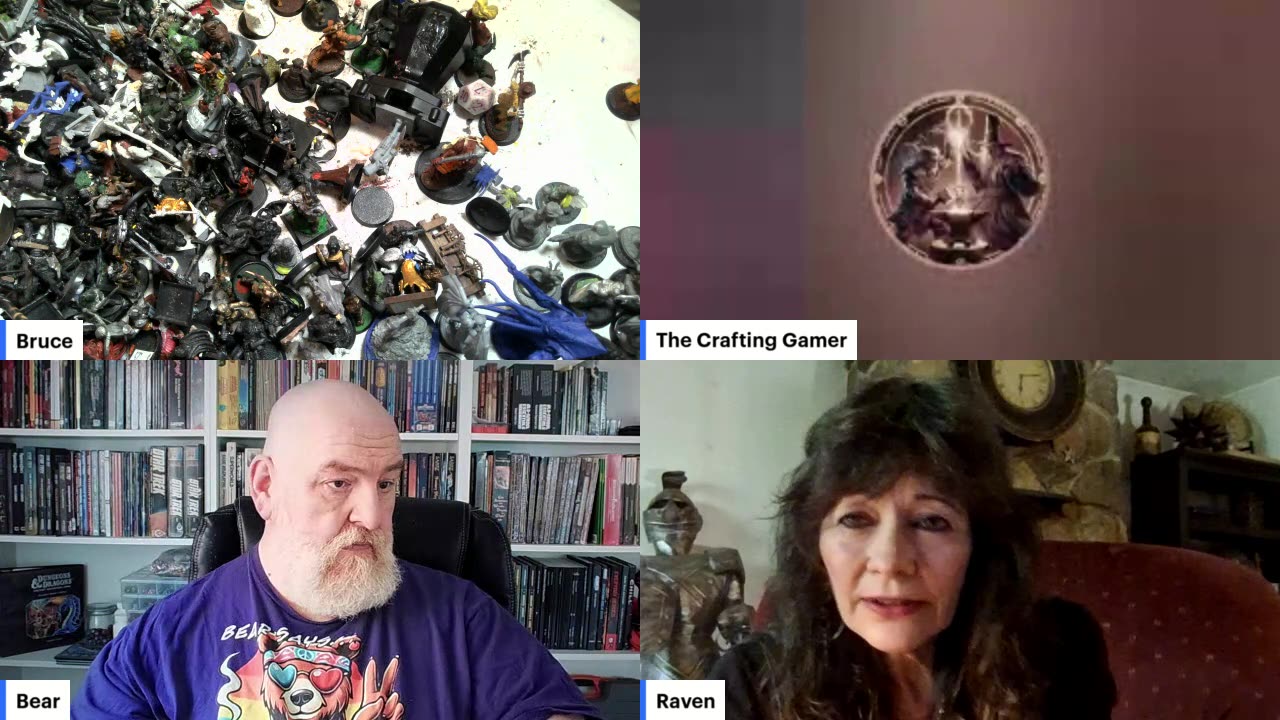 Friday Weirdness, talking about Cryptids, and Painting Miniatures