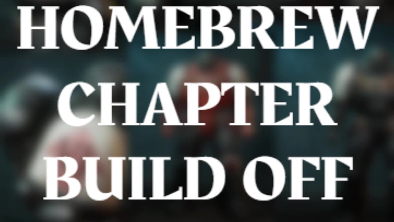 May Homebrew Chapter Contest!! Enter to win 5 Intercessors painted in your Homebrew Chapter colors!!