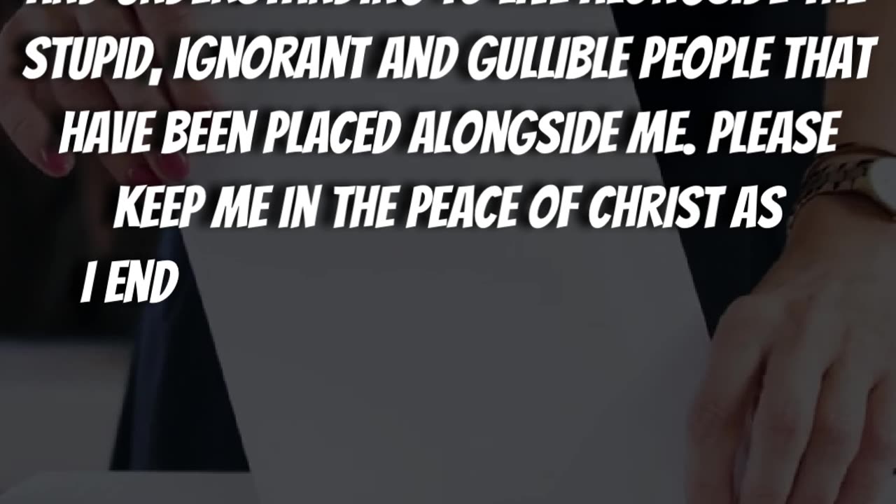 Prayer for Tolerance