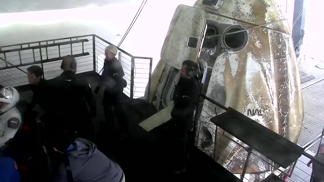 Crew-10 astronauts return to Earth following five-month mission