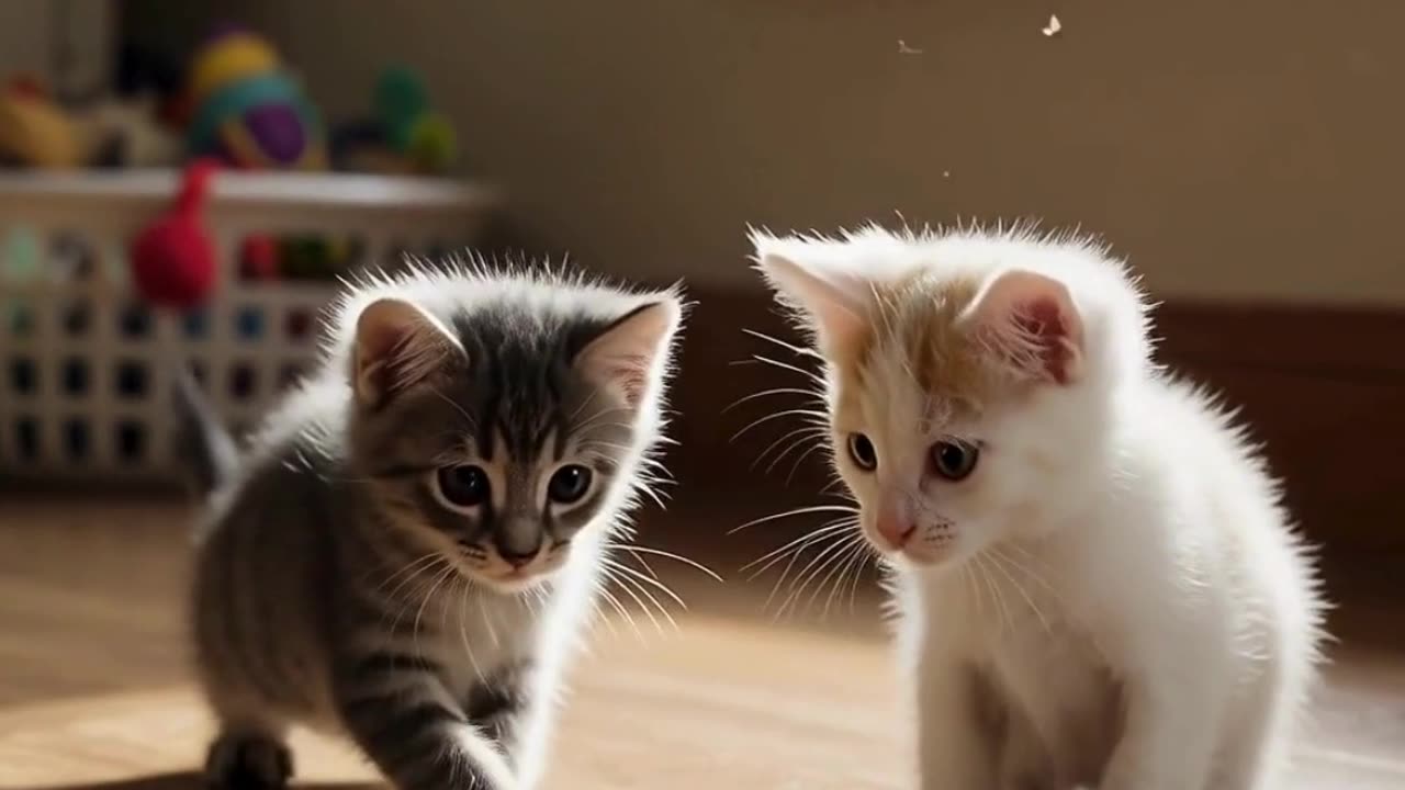 Kitten Laser Chase Madness! 😺🔴 | Cute Kitten Short #Shorts