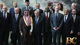 EU and Arab League reaffirm support for two-state solution, urge Hamas to disarm