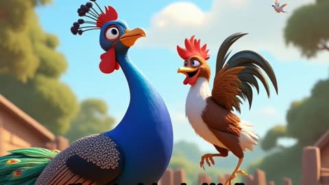 JealousRooster| KidsMoralStory| 30SecondStory| BeYourself| FarmTales| RoosterVsPeacock|