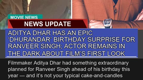 Aditya Dhar Has an Epic Dhurandar Birthday Surpr