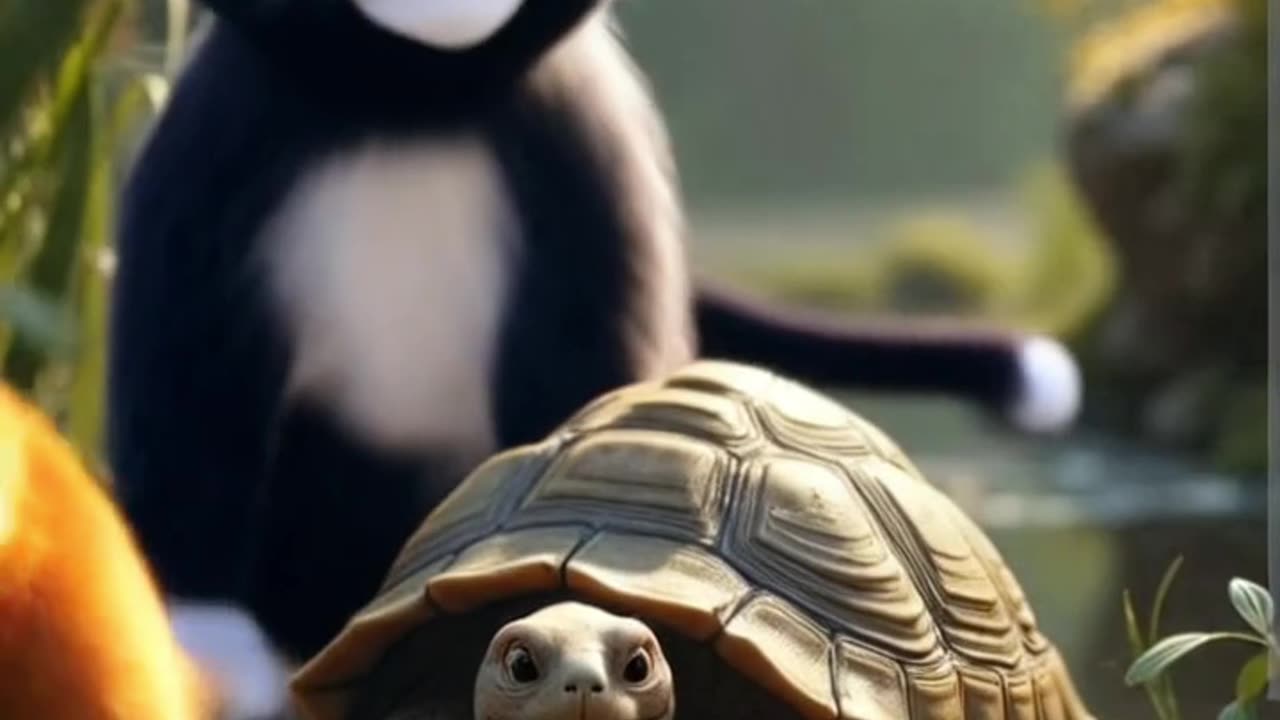 Space Cat and Tortoise