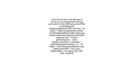 How to Convert svg link into svg tag
