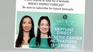 🌤️ Dec 8-14 Weekly Energy Forecast with Sophie & Julie