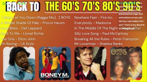 Back To The 60s 70s 80s 90s - Greatest Music Hits - Best Songs Of The times 2