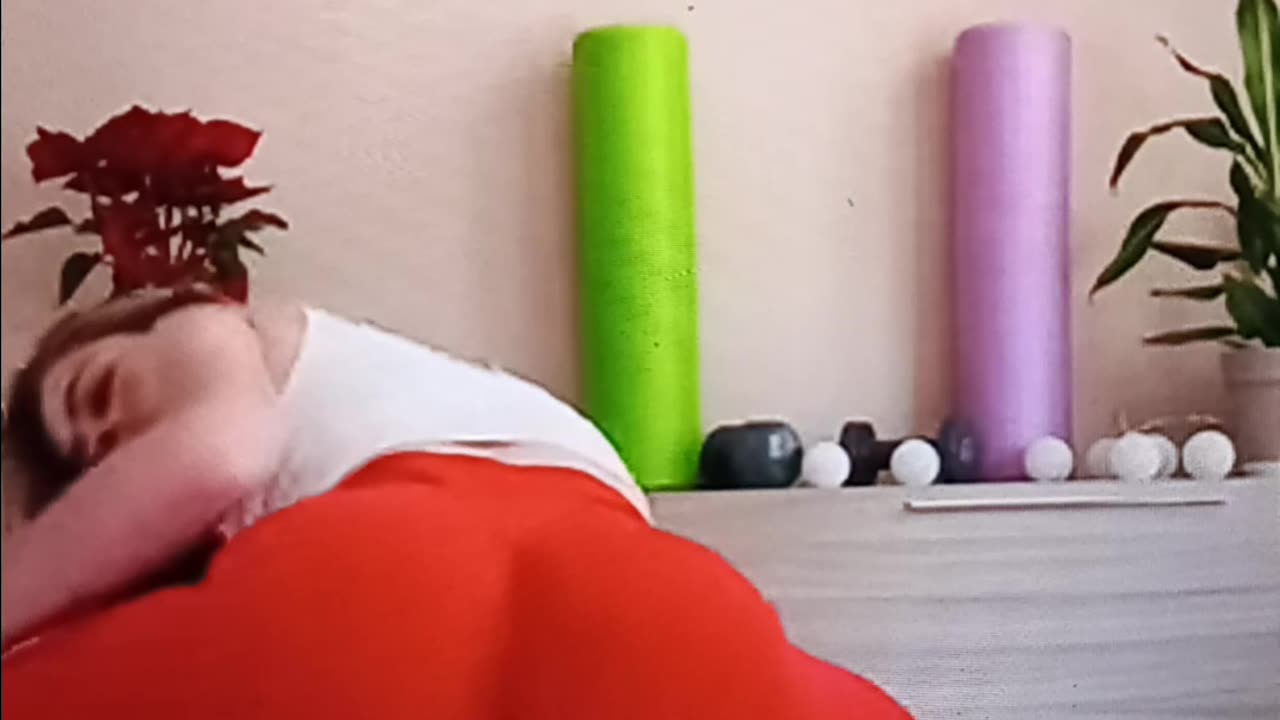 Morning hip opening stretch