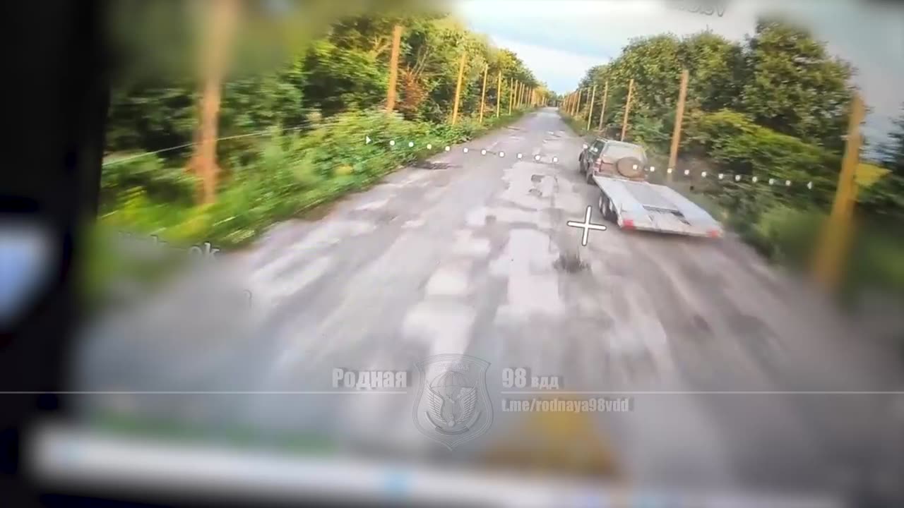 Ukrainian Driver Was Paying Close Attention to His Mirrors