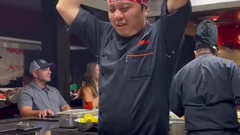 hibachi chefs are hilarious