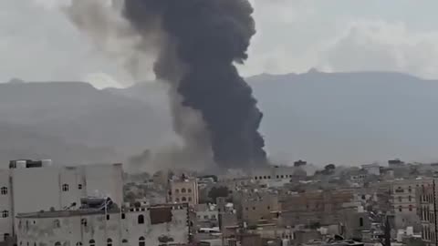 Additional footage posted online purports to show the Israeli airstrike on Sanaa