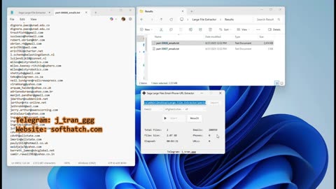 Saga Large File Email-Phone-URL Extractor