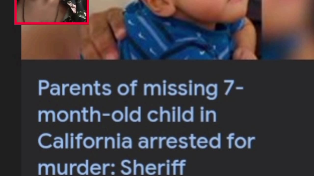 Missing 7 month old update: parents arrested