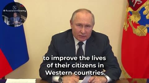 プーチン大統領、西側諸国民に演説：「あなた方のエリートたちは超高利潤で暮らしている