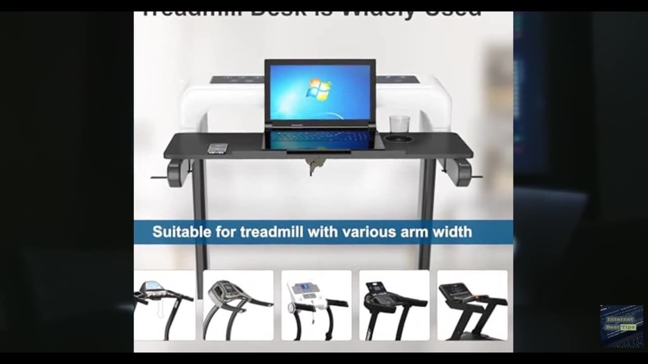 Beendou Universal Foldable Treadmill Desk,Ergonomic Platform Treadmill Laptop De