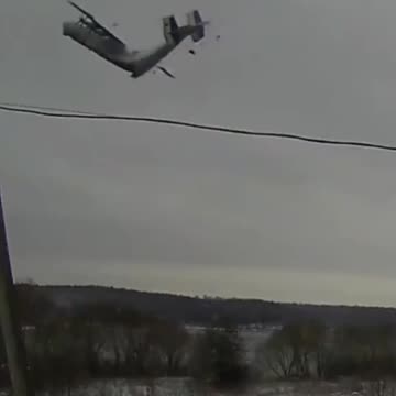 (INSANE)Russian An-22 Heavy Cargo Plane Falling Out of the Sky