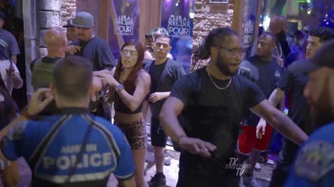 Fights Break Out on 6th Street Austin | April 26, 2025 | Caught on Camera
