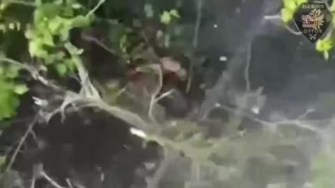 Russian Soldier Puts a Grenade Under His Body Armor