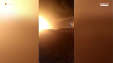 Initial Footage from the American Aggression Targeting Ras Issa Oil Port, Yemen