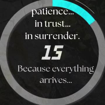 The Waiting Test means act without expectations