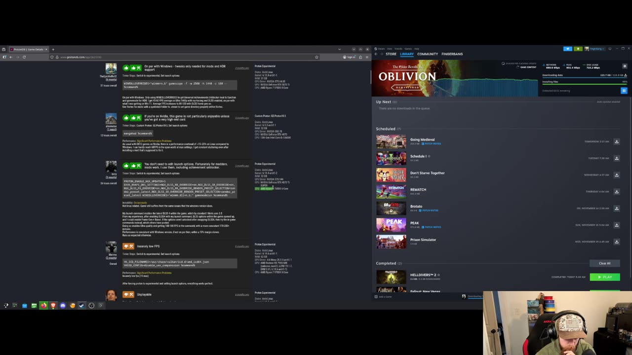 Oblivion Return Stream