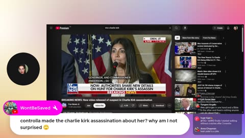 09/11/25 Victoria J VOD: "Controlla runner her phat mouth and making it about herself, again 🦒"