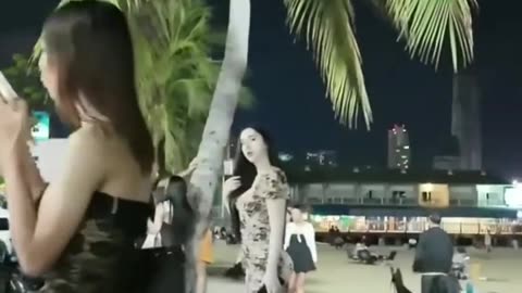 Thai nightlife with pretty girls and freelancers. #122