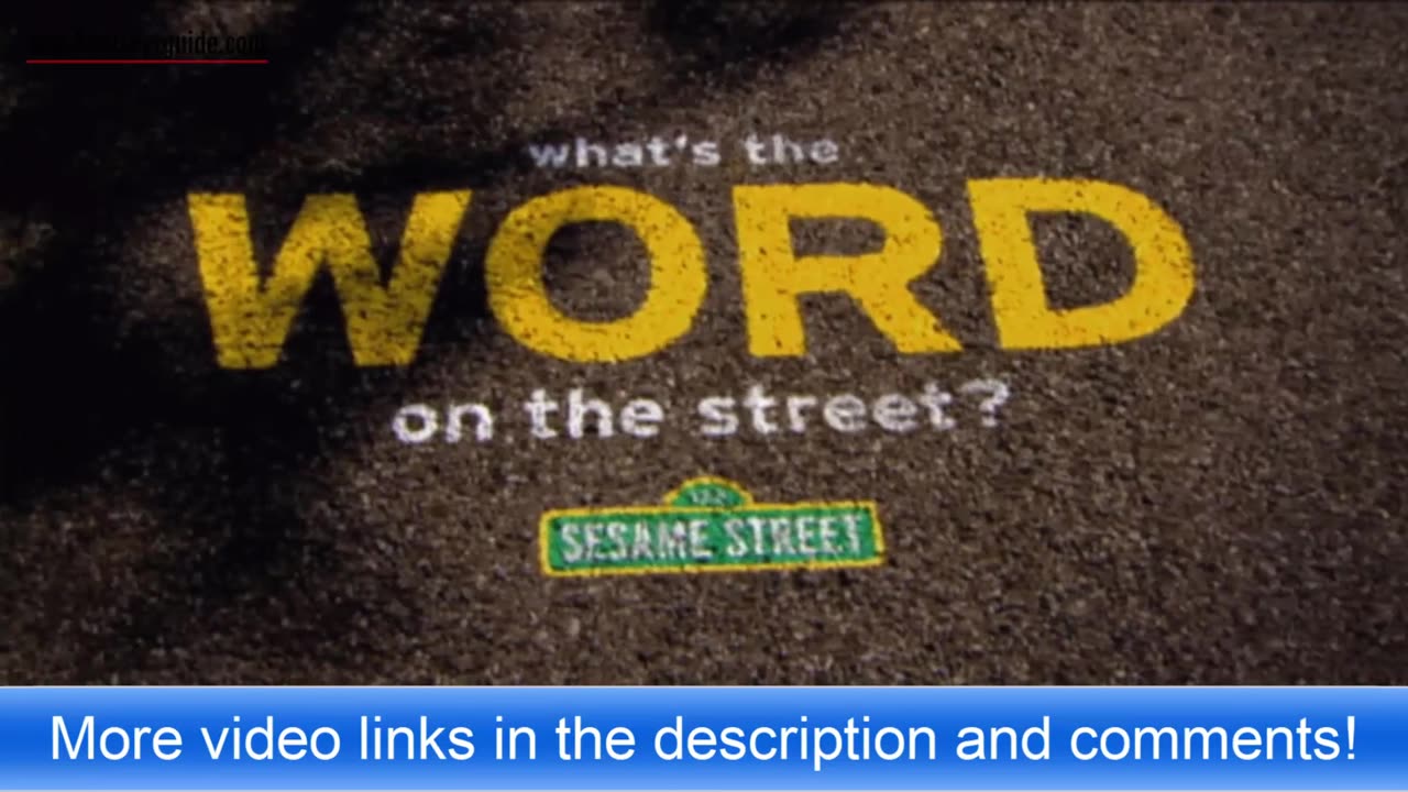 What's the Word on the Street Include Sesame Street Episode 4265