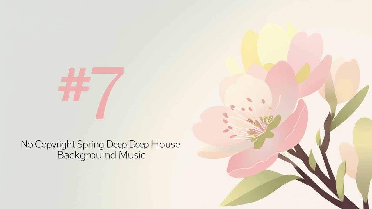 (Instrumental) [No Copyright Spring Deep House Background music] #7