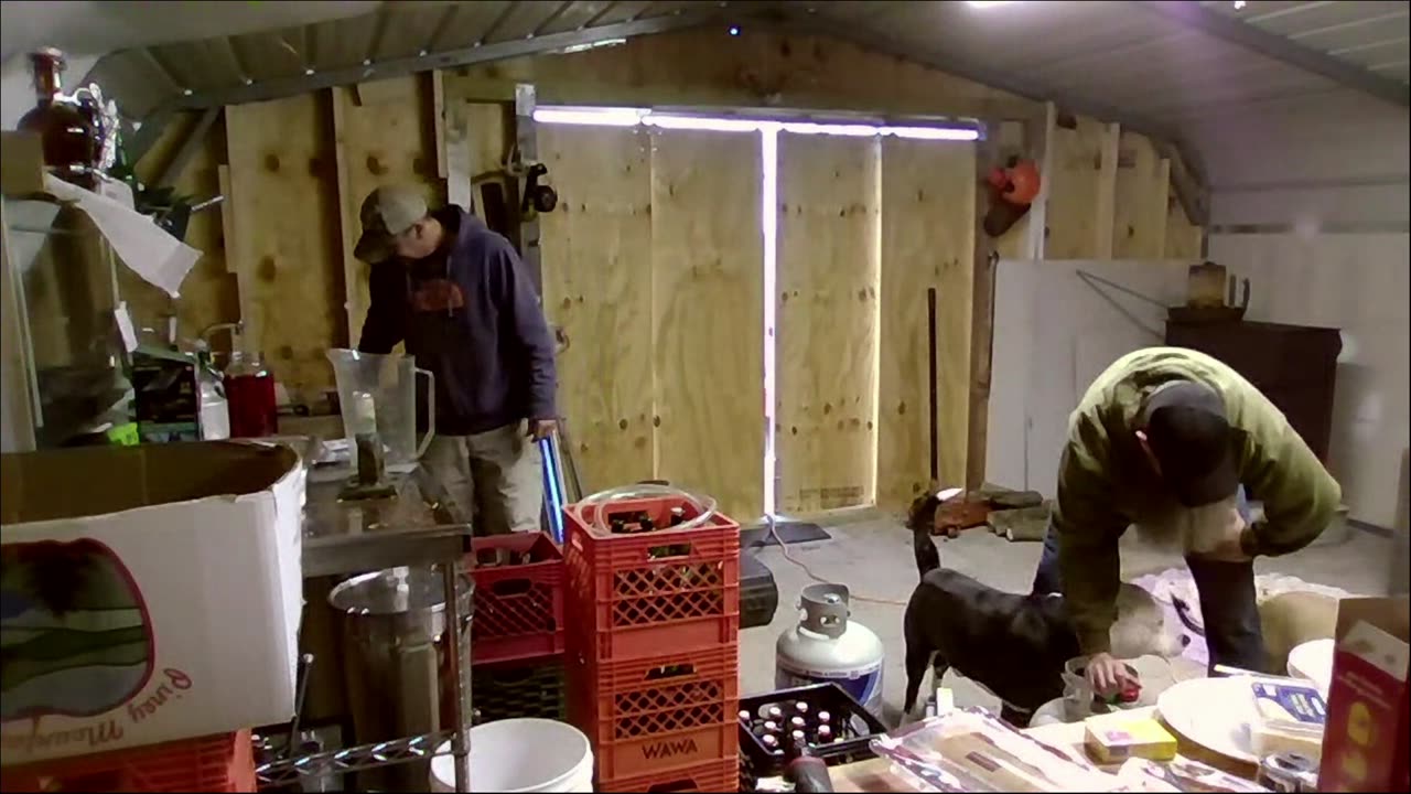 bottliin' beers in the brewzeebo