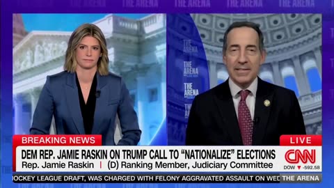 Jamie Raskin Addresses Whether Trump Could Cancel Midterm Elections