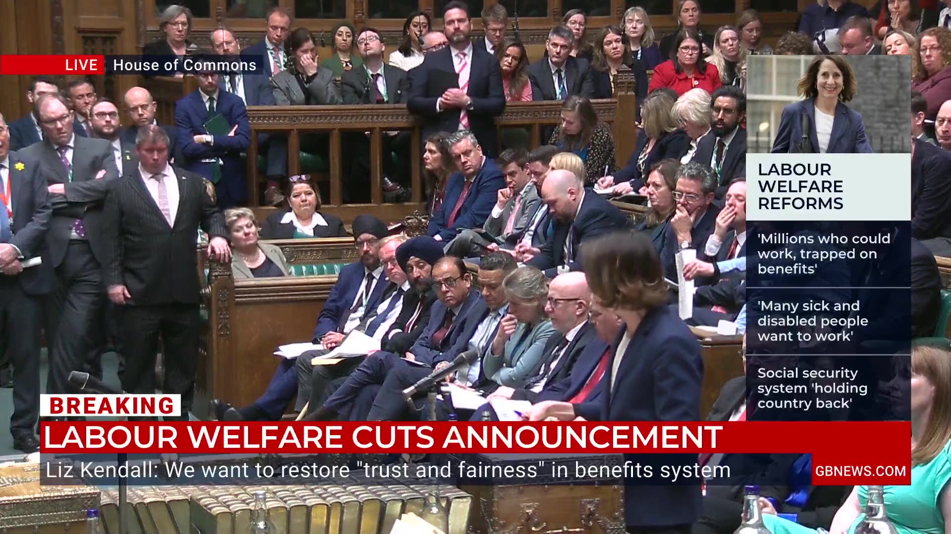 Liz Kendall announces changes to the PIP assessment,