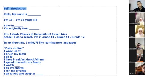 Fluent Learners-A2 (33) Self Introduction