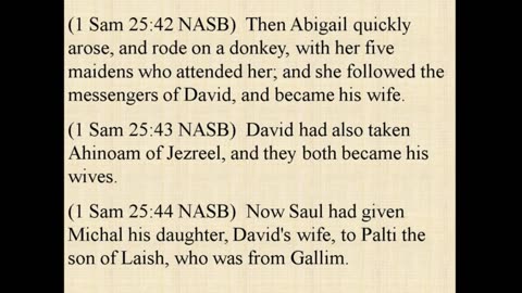 2 Sam 3 - The house of David was growing stronger and the house of Saul was weakening. 2023