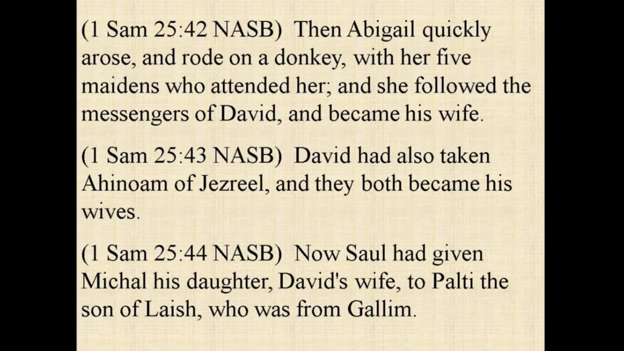 2 Sam 3 - The house of David was growing stronger and the house of Saul was weakening. 2023