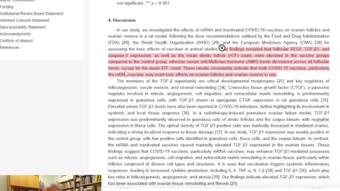 New study, mRNA shots destroy women's fertility!!