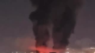 Explosions and a fire broke out at Iran's Mehrabad Airport