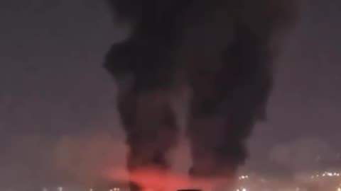 Explosions and a fire broke out at Iran's Mehrabad Airport