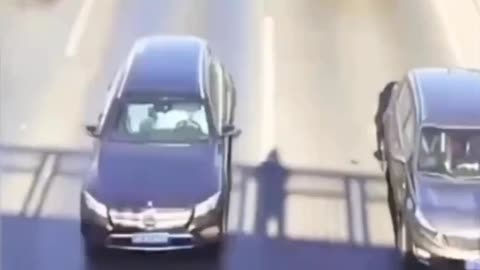 😱🚗 Real-Life Frogger on the Highway Overpass?! | FunFM