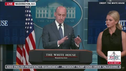 FULL SPEECH: Karoline Leavitt Holds a Press Briefing with Stephen Miller - 5/1/25