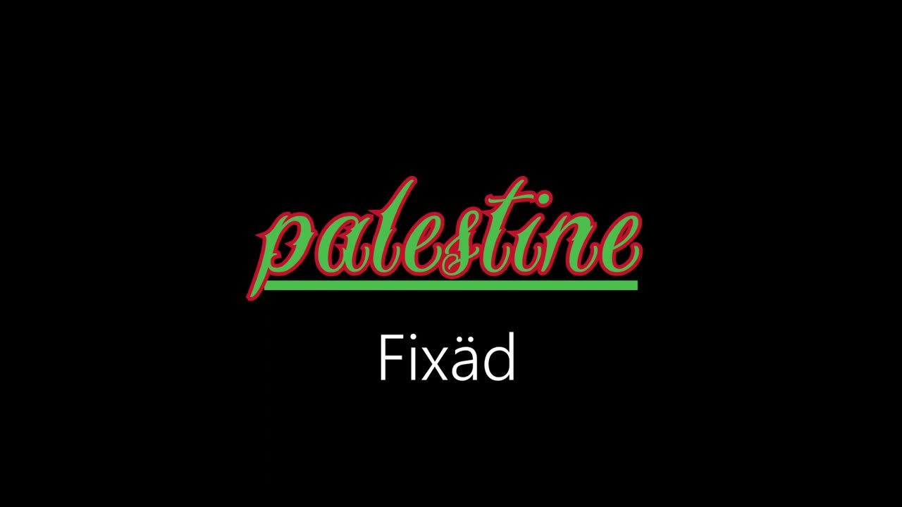 Palestine ¦ Fixäd (officiäl audió)