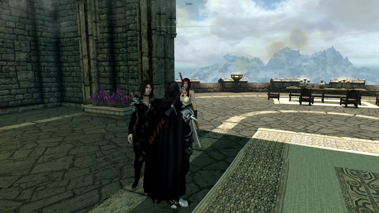 Skyrim Serana has stuff to say