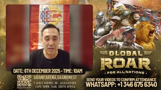 Saints are flying 46 hours to be part of the GLOBAL ROAR FOR ALL NATIONS (G.R.F.A.N).