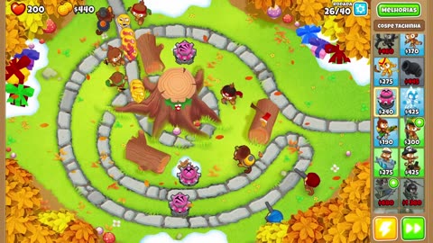 Bloons TD 6 Tree Hole Easy Round 26