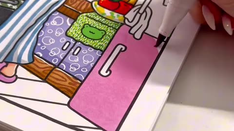 🎨 Girl Moment Coloring Book | Relax • Create • Color 🌸