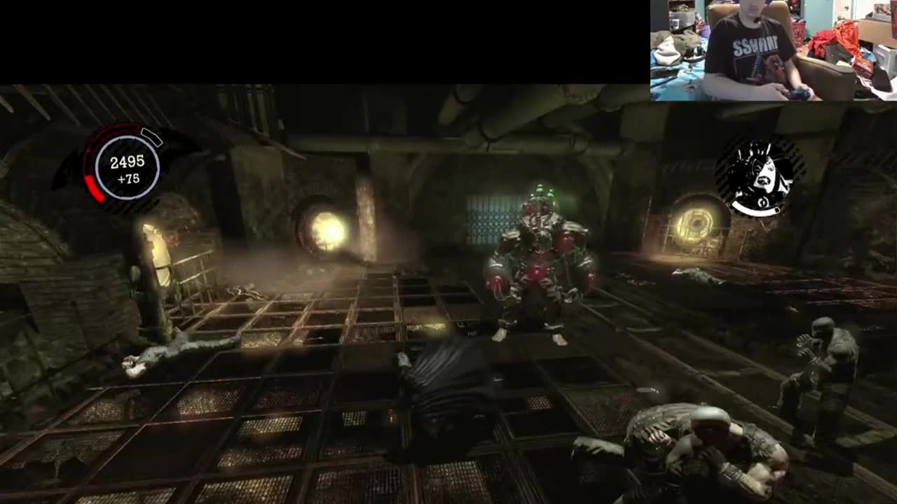 Carson gaming play batman Arkham asylum part 5