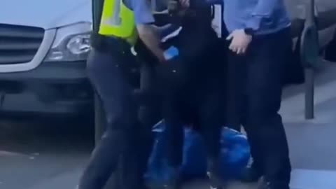 🚨⚠️ BREAKING! African migrant arrested in Dublin earlier today after trying to attack a baby!!
